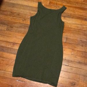 Bodycon dress with scoop back